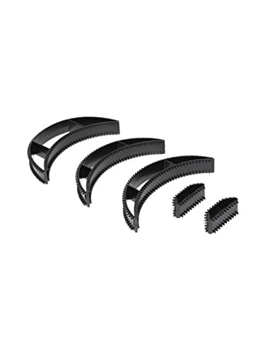 LYTIX 8-Piece Black Hair Accessories Set for Women - Headbands, Clips & More - Perfect for Parties, Weddings & Everyday Styling