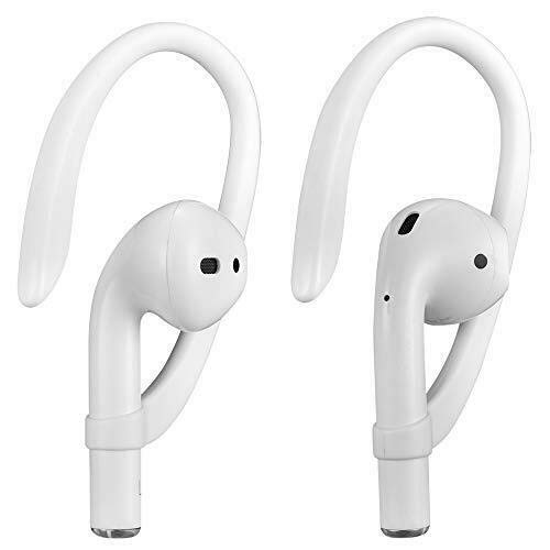 Icarer AirPods Ear Hooks for Apple AirPods 1/2/Pro - Secure Fit Sports Ear Hooks for Running, Gym & Workouts (White) - Perfect for Exercise, Jogging & Active Lifestyles