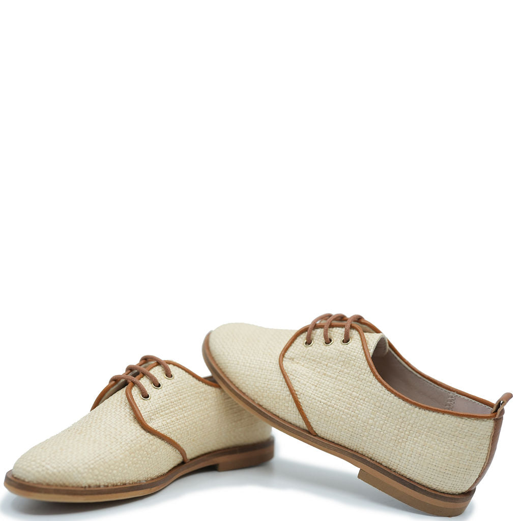 Beberlis Natural Weave Oxford Shoes - Comfortable & Breathable Casual Loafers for Men | Perfect for Office, Travel & Everyday Wear