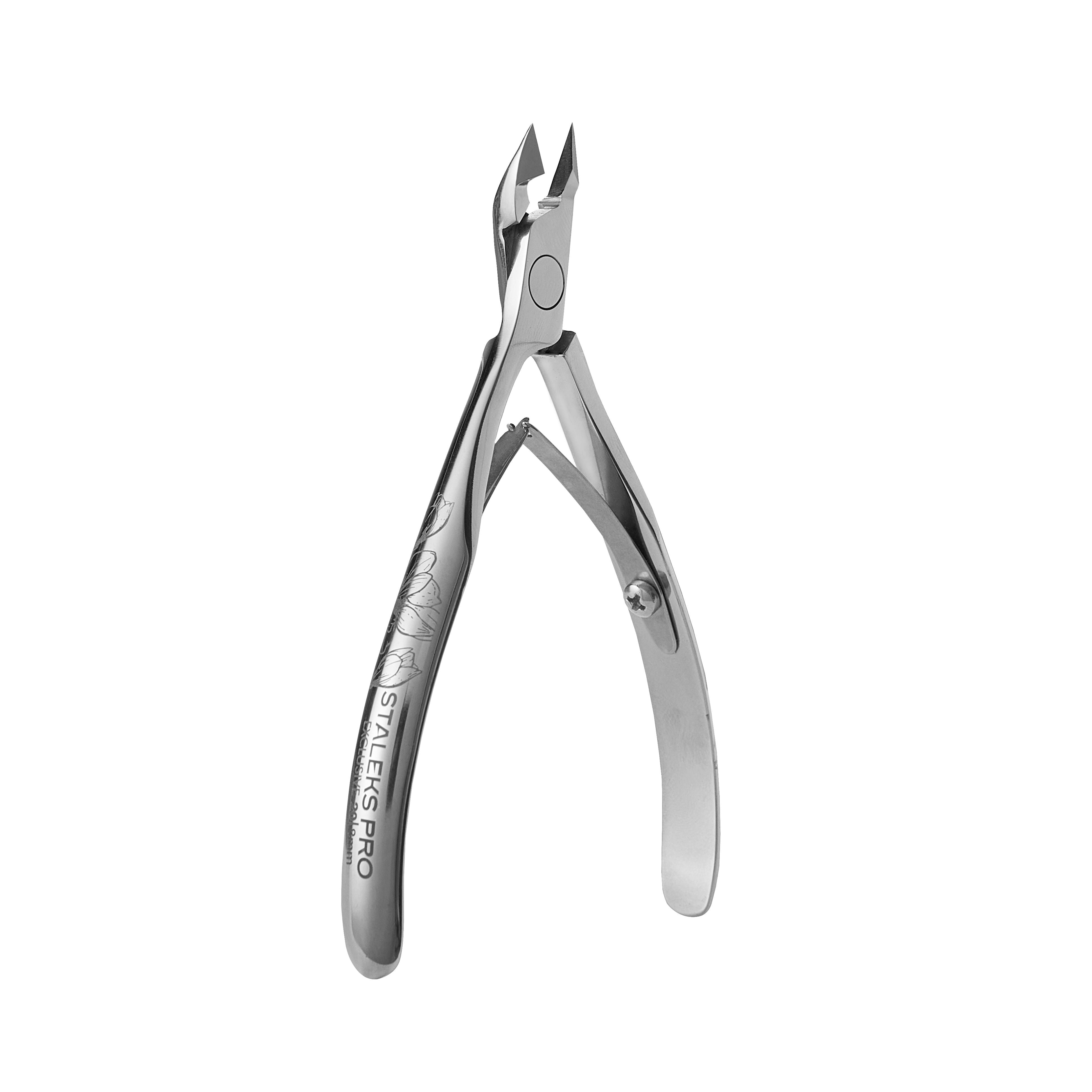 Staleks Professional Cuticle Nippers 5mm - Stainless Steel Manicure Tool for Precise Nail Care - Perfect for Salon & Home Use