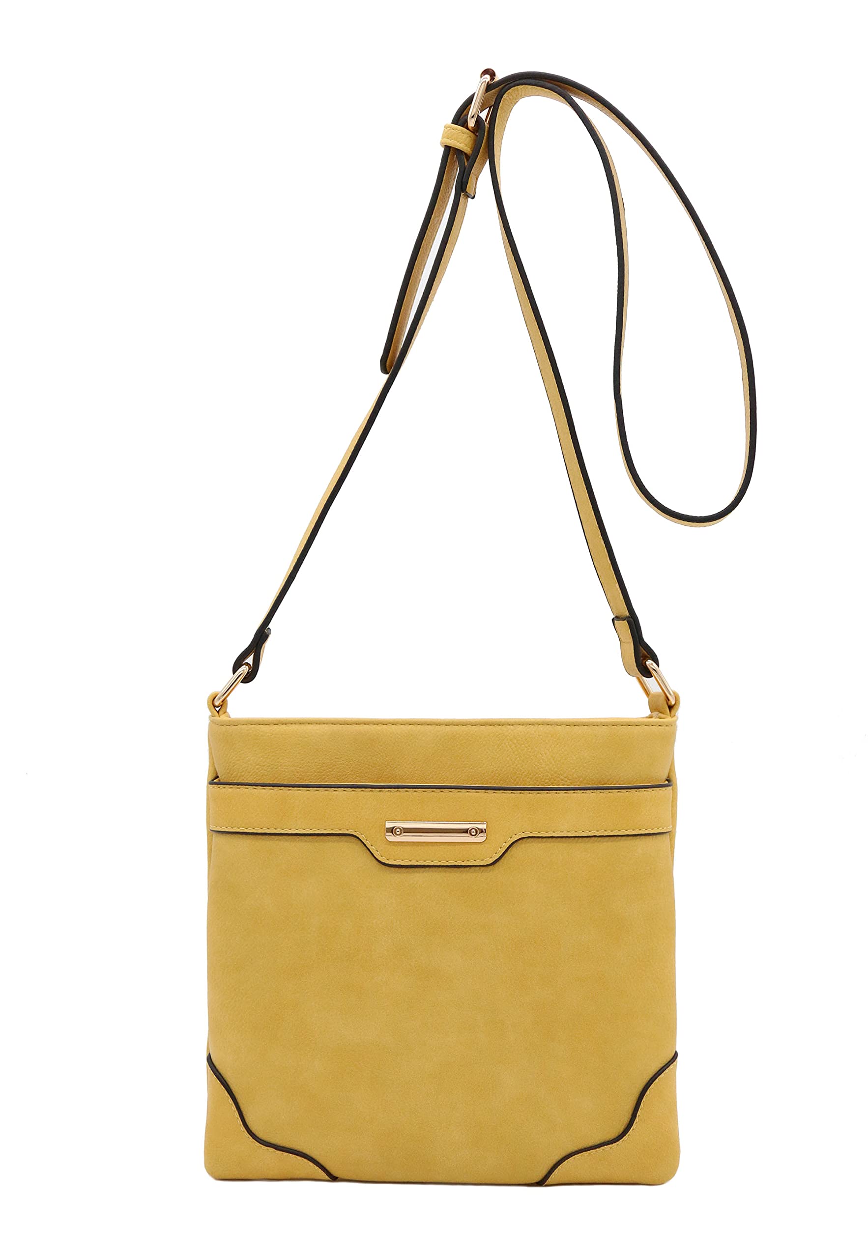Stylish Medium Crossbody Bag for Women - Gold Plated Hardware, Durable & Fashionable - Perfect for Work, Travel & Everyday Use