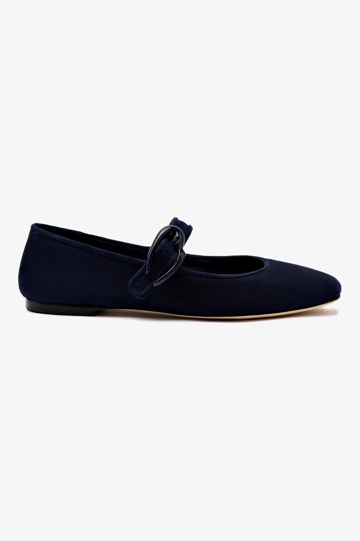 Verona Navy Suede Ballet Flats for Women - Comfortable & Stylish Shoes for Work, Casual Wear & Dancing