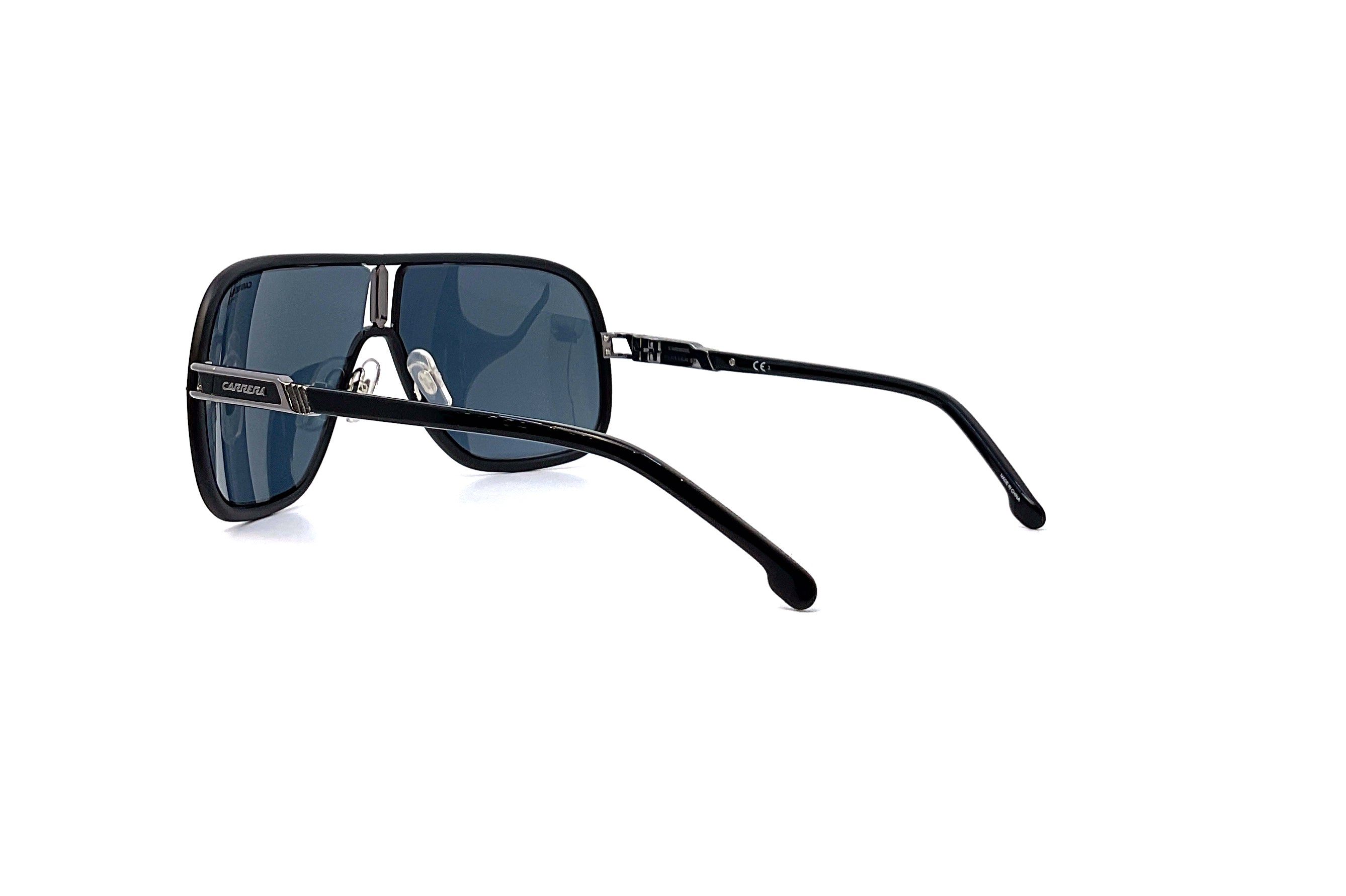 Carrera Flaglab II Matte Black Sunglasses - Polarized UV Protection for Men & Women - Perfect for Driving, Running, and Outdoor Activities
