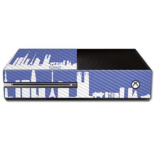 Premium Carbon Fiber Skin for Microsoft Xbox One - Tokyo Design | Durable Protective Cover with Textured Finish | Easy to Apply & Remove | Made in USA | Perfect for Gaming Setups & Home Entertainment
