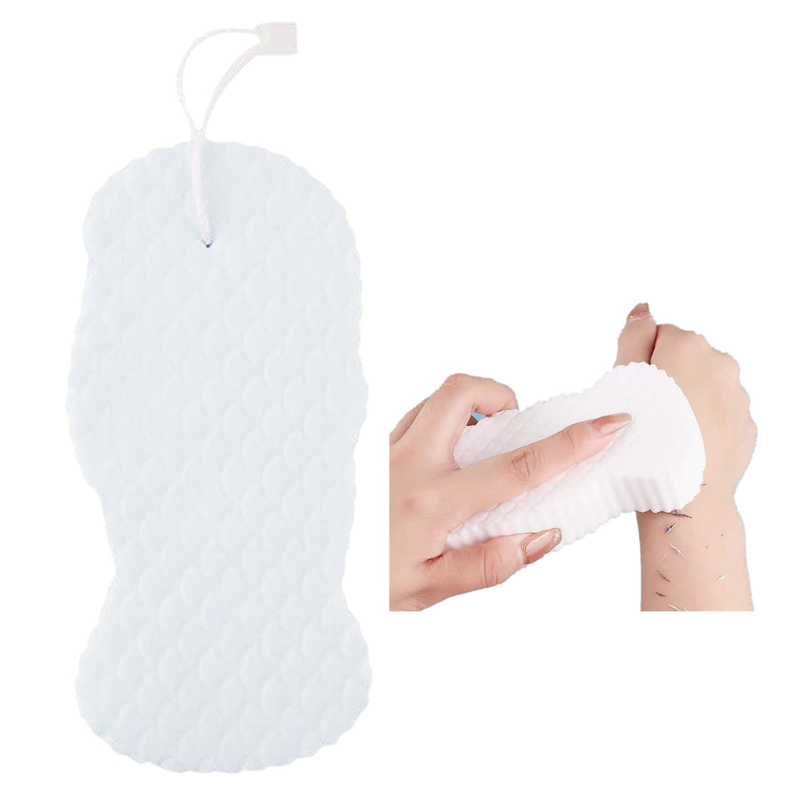 2023 Super Soft Exfoliating Bath Sponge - Magic Body Scrubber for Dead Skin Removal | Gentle Spa Shower Exfoliator for Adults & Kids | Skin-Friendly & Reusable Bath Accessory | Perfect for Daily Shower, Spa Day & Gift Giving