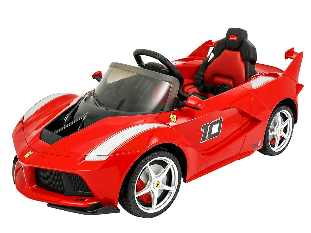 Ferrari 12V LaFerrari FXX K Electric Ride On Car for Kids - 2.4GHz Remote Control, Dual Motor Power, Red Sports Car - Perfect for Outdoor Play, Birthday Gifts & Pretend Driving Fun