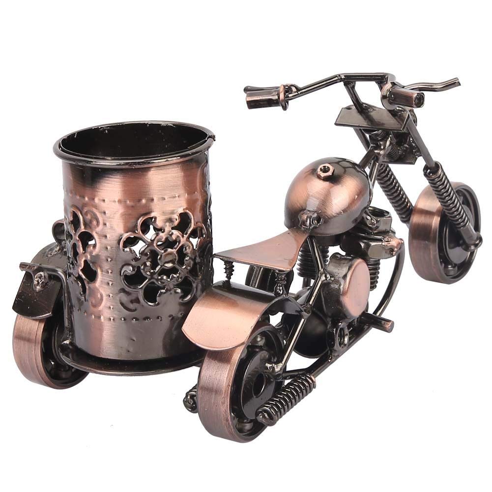 Stylish Motorcycle Model Pen Holder for Desk - Perfect for Home, Office, Bars & Cafes | Unique Gift & Decorative Organizer for Motorcycle Enthusiasts