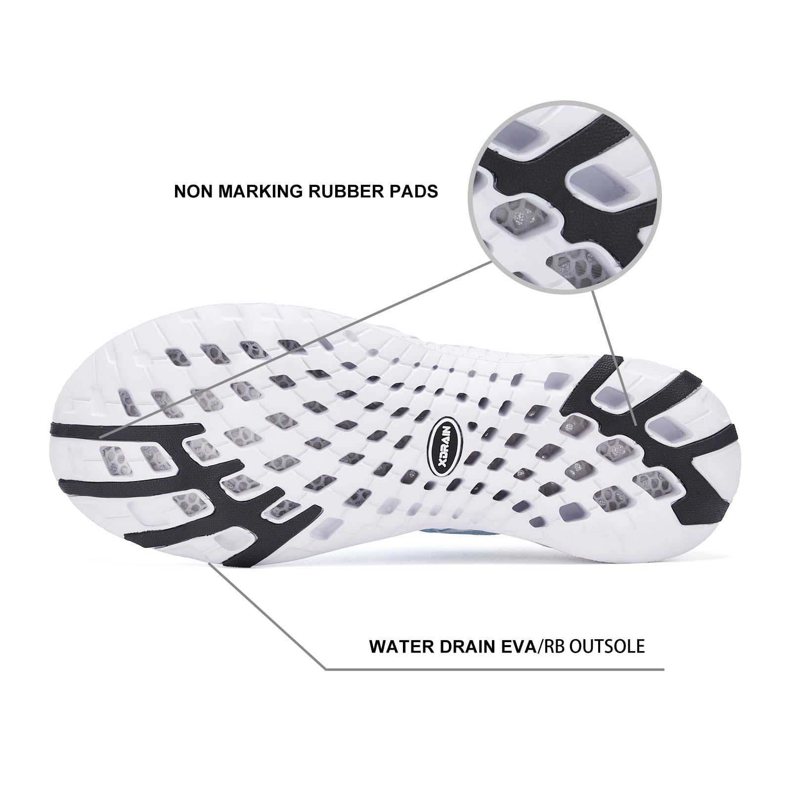 Aleader Women's Quick-Dry Mesh Slip-On Water Shoes for Beach, Pool, Yoga & Travel - Lightweight & Comfortable Aqua Shoes
