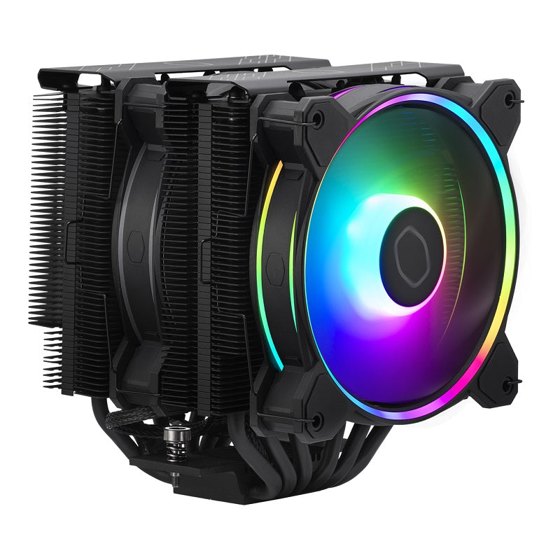 CM Hyper 622 Halo Black ARGB CPU Air Cooler - High Performance Cooling for Gaming PCs & Workstations | Perfect for Overclocking, Streaming & Intensive Computing