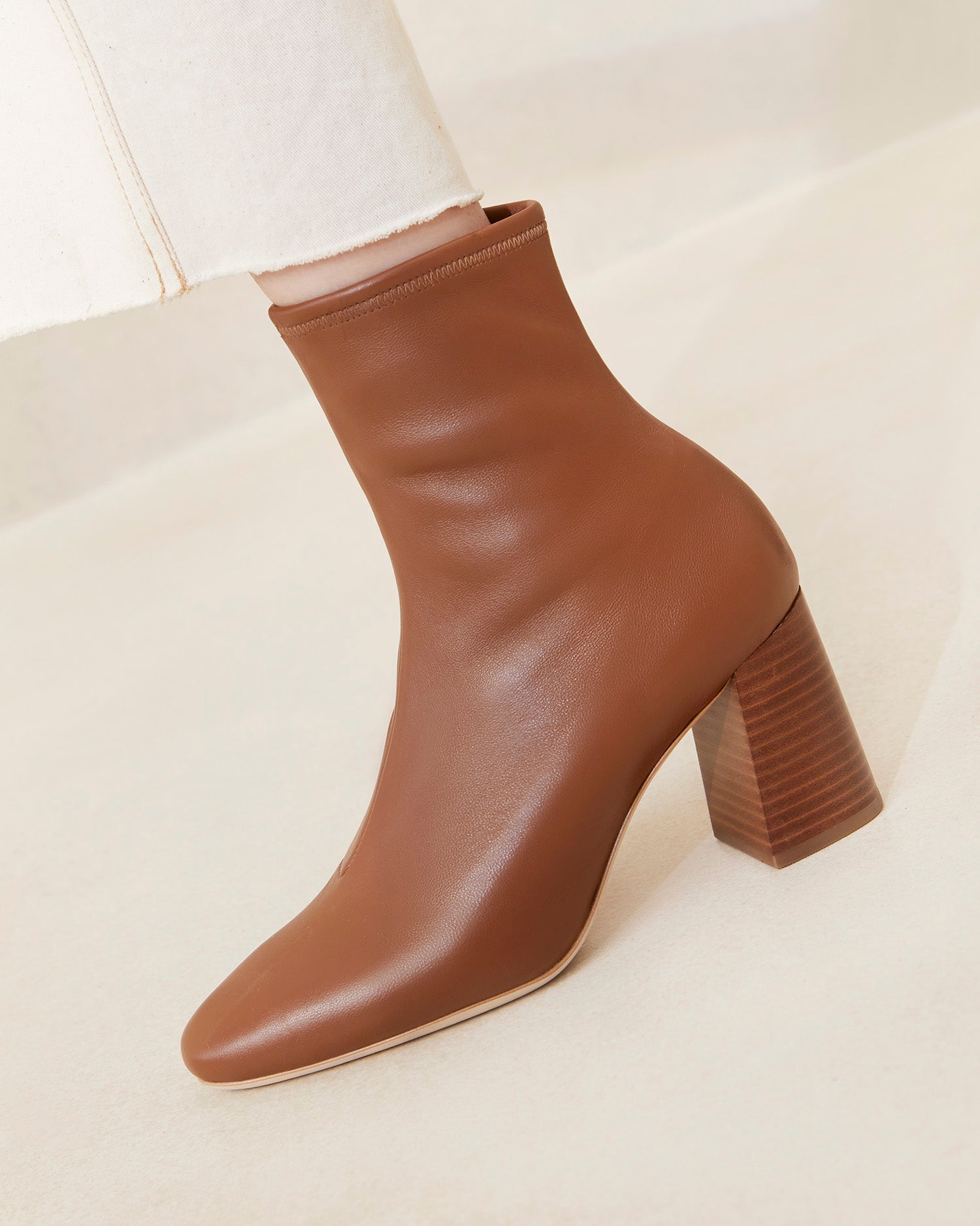 Elise Acorn Stretch Bootie - Women's Comfortable Ankle Boots for Fall & Winter - Perfect for Casual Outfits, Work & Date Nights
