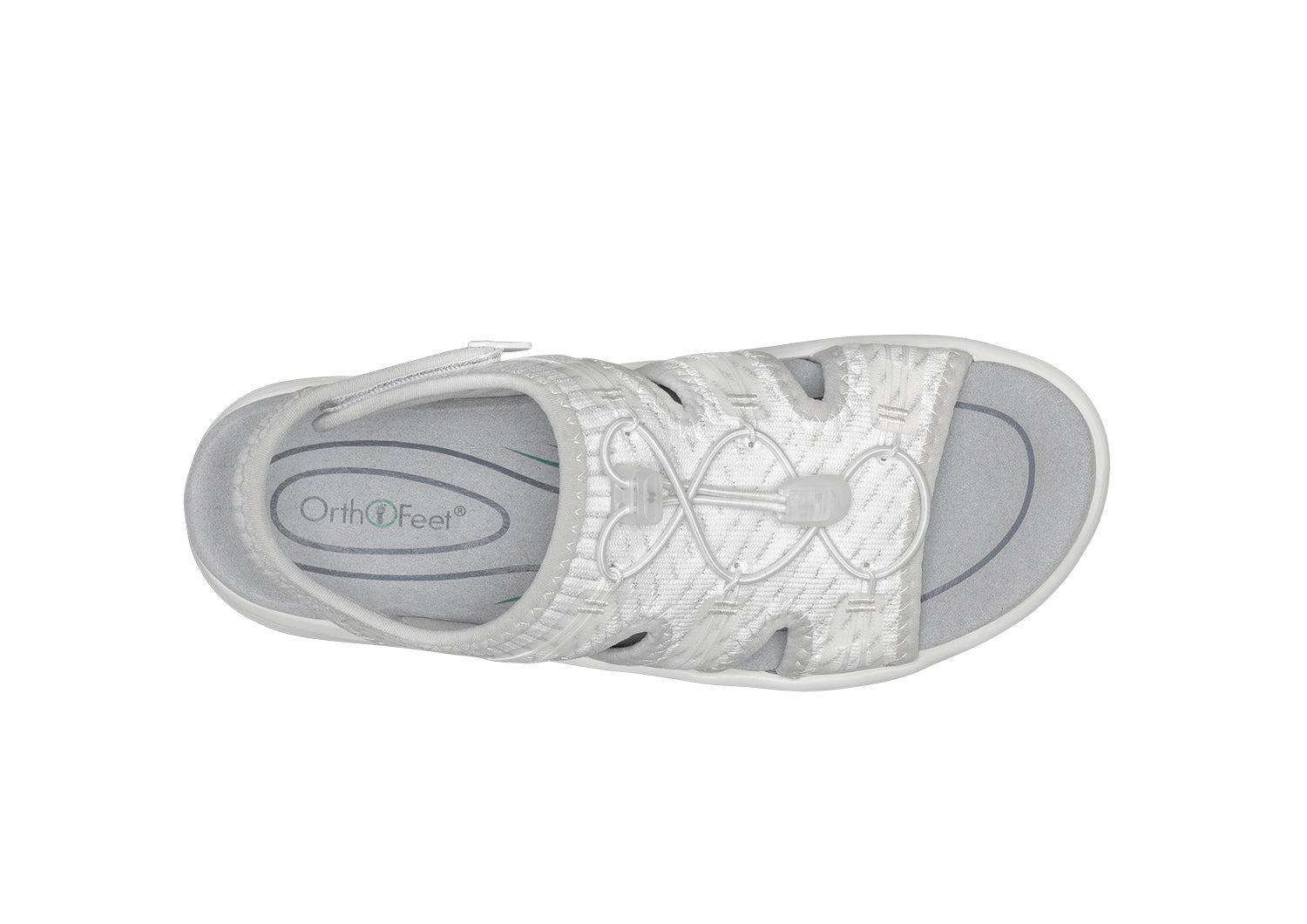 Maui White and Gray Beach Towel - Soft, Absorbent, Quick-Dry for Pool, Beach, and Travel Use