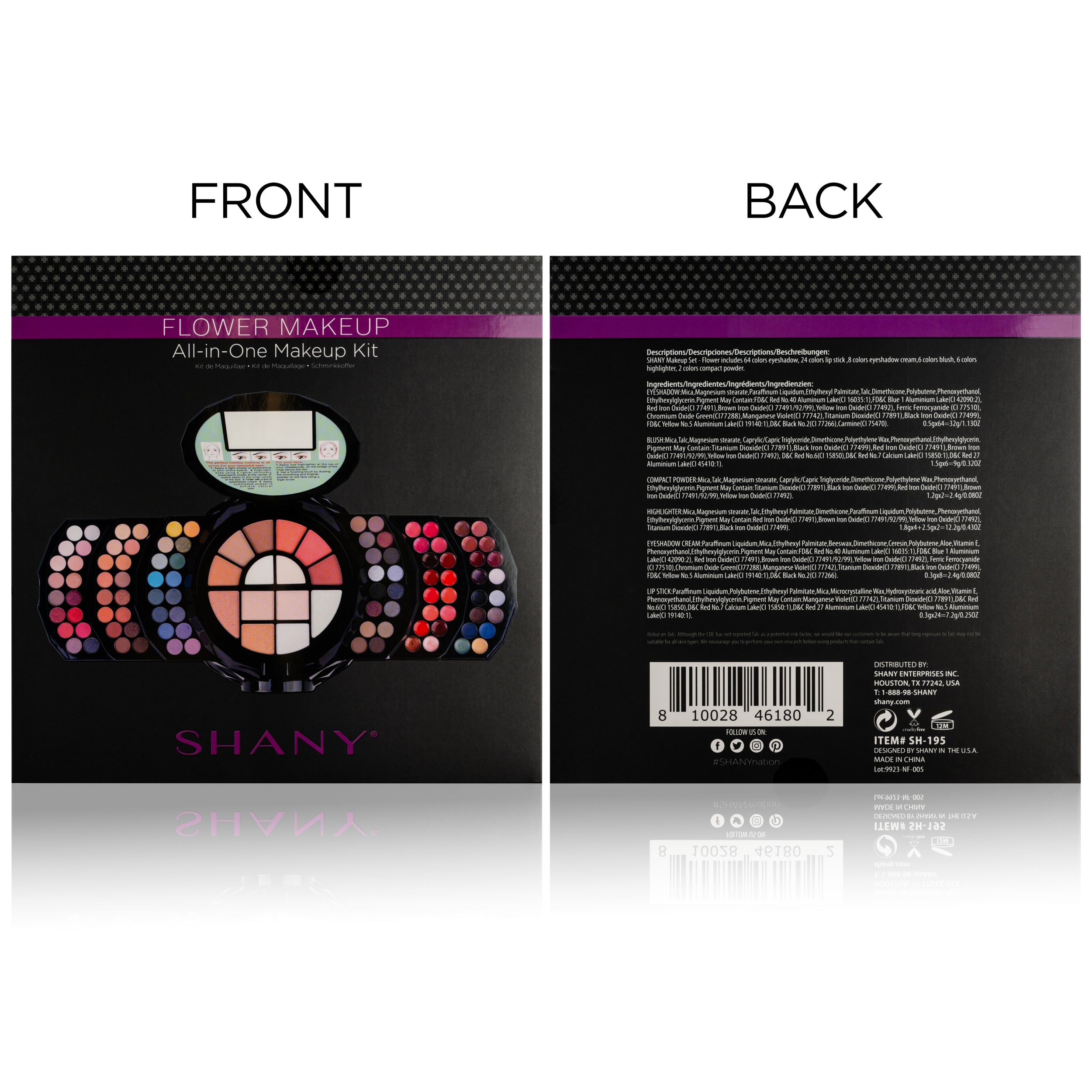 Professional Flower Makeup Kit - Complete Beauty Set for Bridal, Party & Special Occasion Makeup