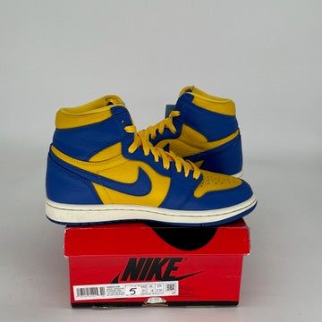 AIR JORDAN 1 REVERSE LANEY Women's Size 5/6.5W Sneakers - Retro Basketball Shoes for Women - Perfect for Casual Wear, Street Style & Sports Enthusiasts