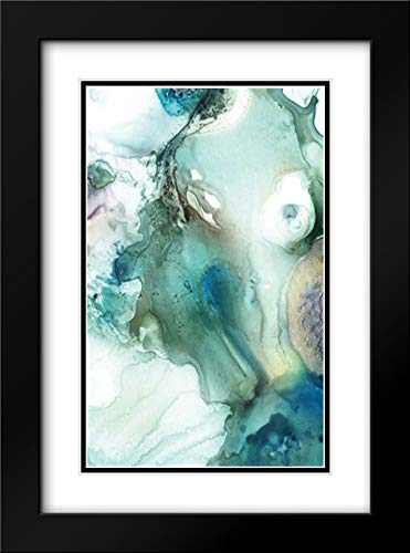 Black Modern Wood Frame with Double Matting