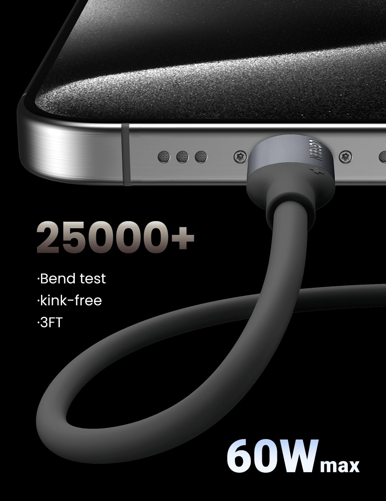 UGREEN Nexode 30W GaN Fast USB C Charger with 60W Cable - Compact PD PPS Charger for iPhone 14/13 Pro, Galaxy S23, Pixel 7 Pro, iPad Pro - Fast Charging for Home, Office & Travel