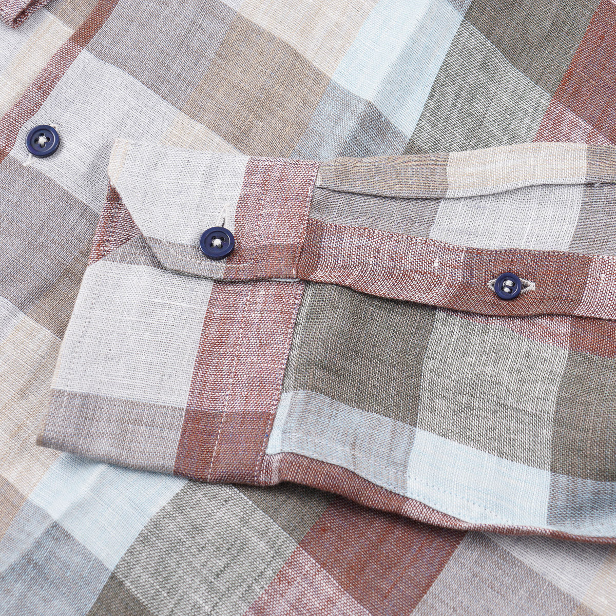 Maurizio Baldassari Premium Woven Linen Shirt for Men - Breathable Summer Casual Wear - Perfect for Beach, Vacation & Outdoor Activities