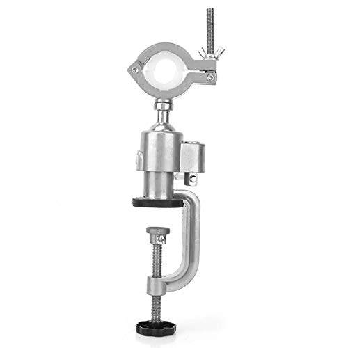 360 Degree Rotating Aluminum Alloy Universal Vise - Heavy Duty Drill Press Stand for Electric Drills & Grinders - 500g/17.6oz Bench Clamp - Perfect for DIY Projects, Woodworking & Metalworking