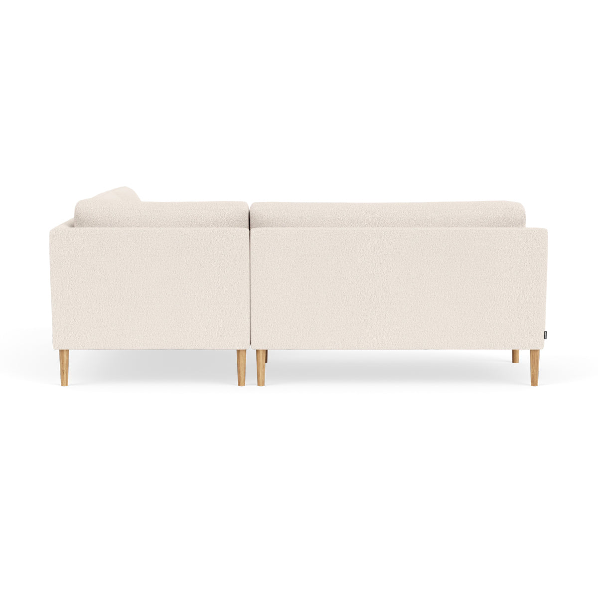 Astha Boucle Right Corner Sofa - Modern L-Shaped Sectional Couch for Living Room, Lounge & Small Spaces | Soft Upholstery, Comfortable Seating, Stylish Home Decor