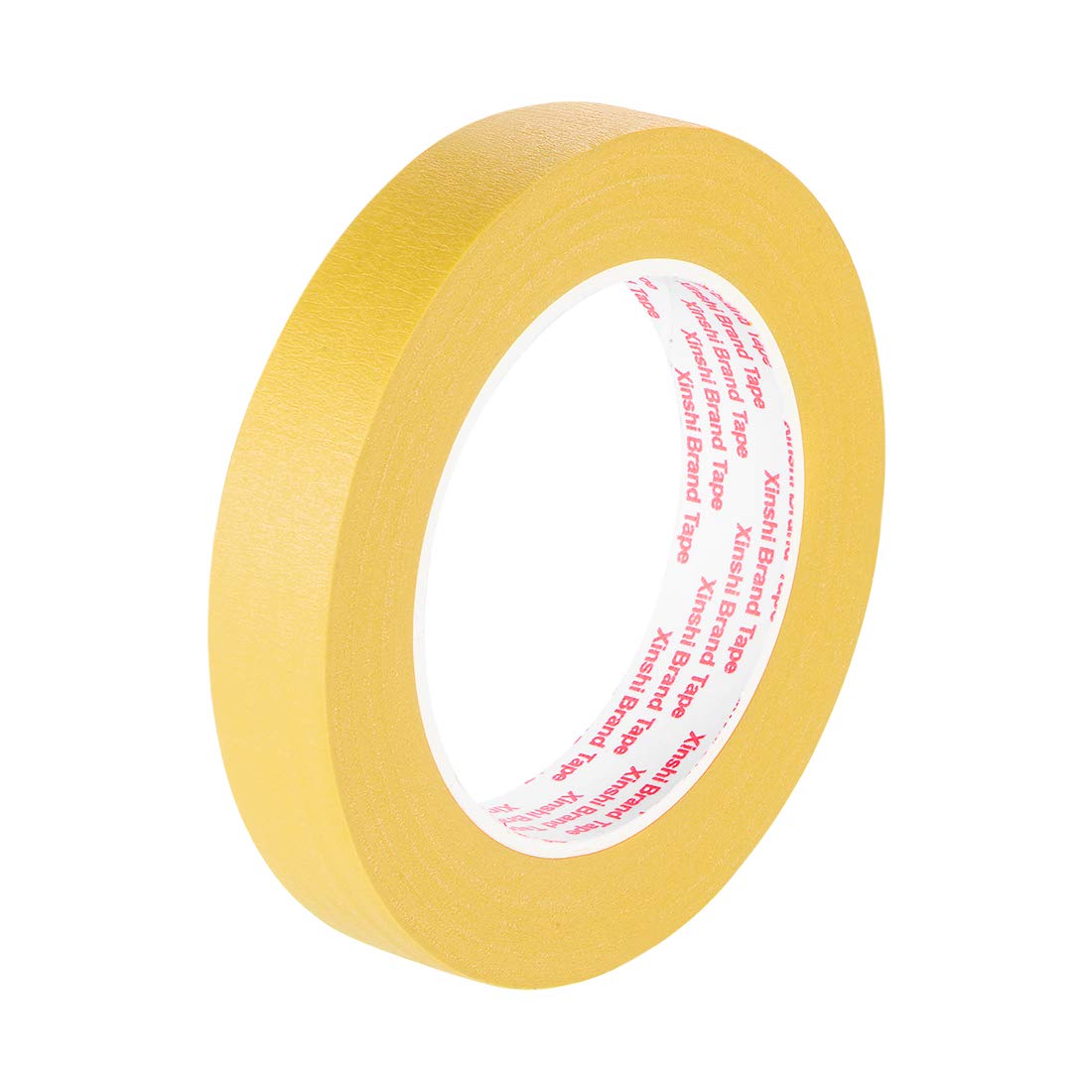 uxcell Yellow Single Sided Adhesive Tape - 164 Ft x 0.8 Inch (LxW) for Arts & Crafts, DIY Projects, Home Decorations & Scrapbooking - Perfect for Gift Wrapping, School Projects & Office Use