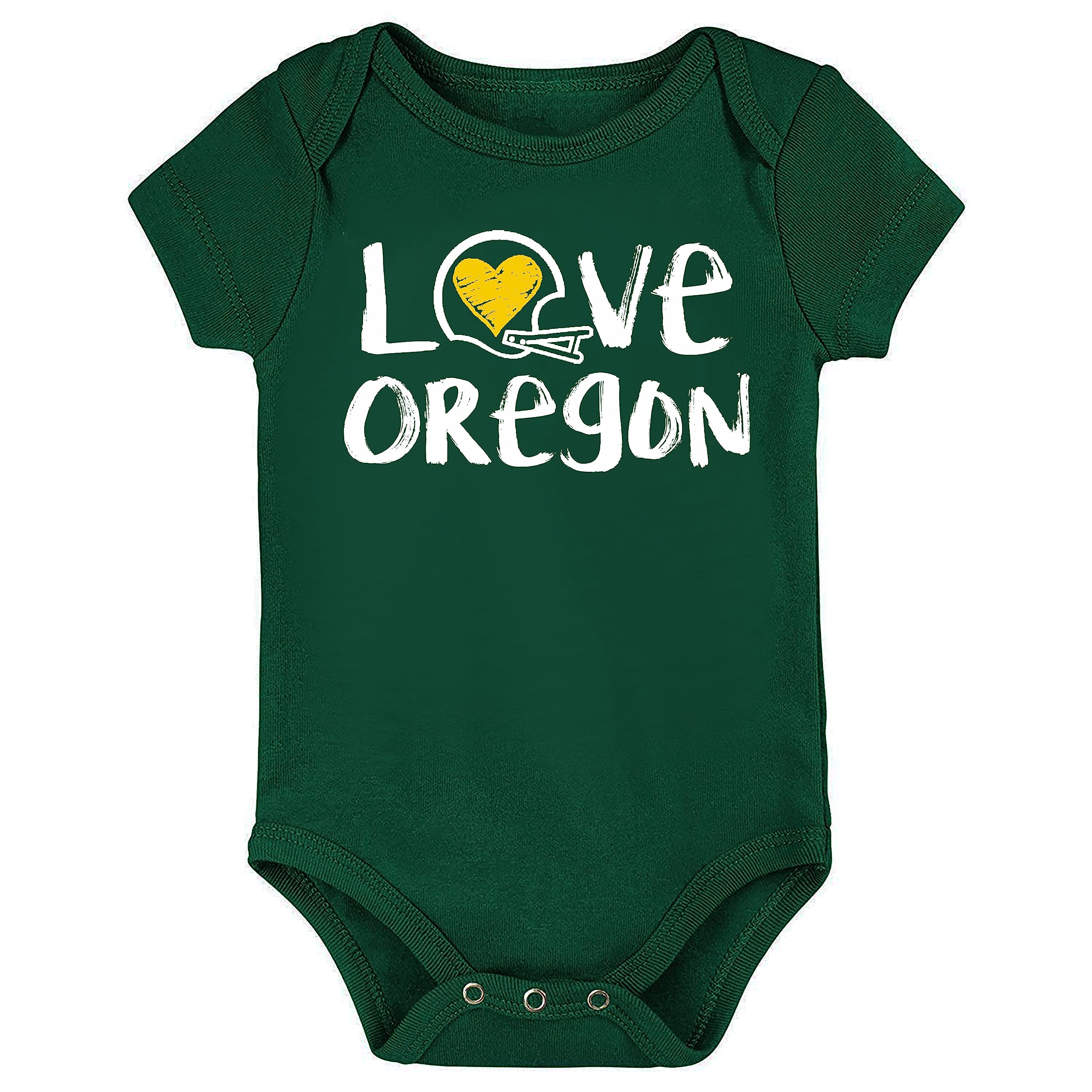 Oregon Ducks Football Baby Bodysuit - Cute Infant Fan Outfit for Game Day & Family Photos