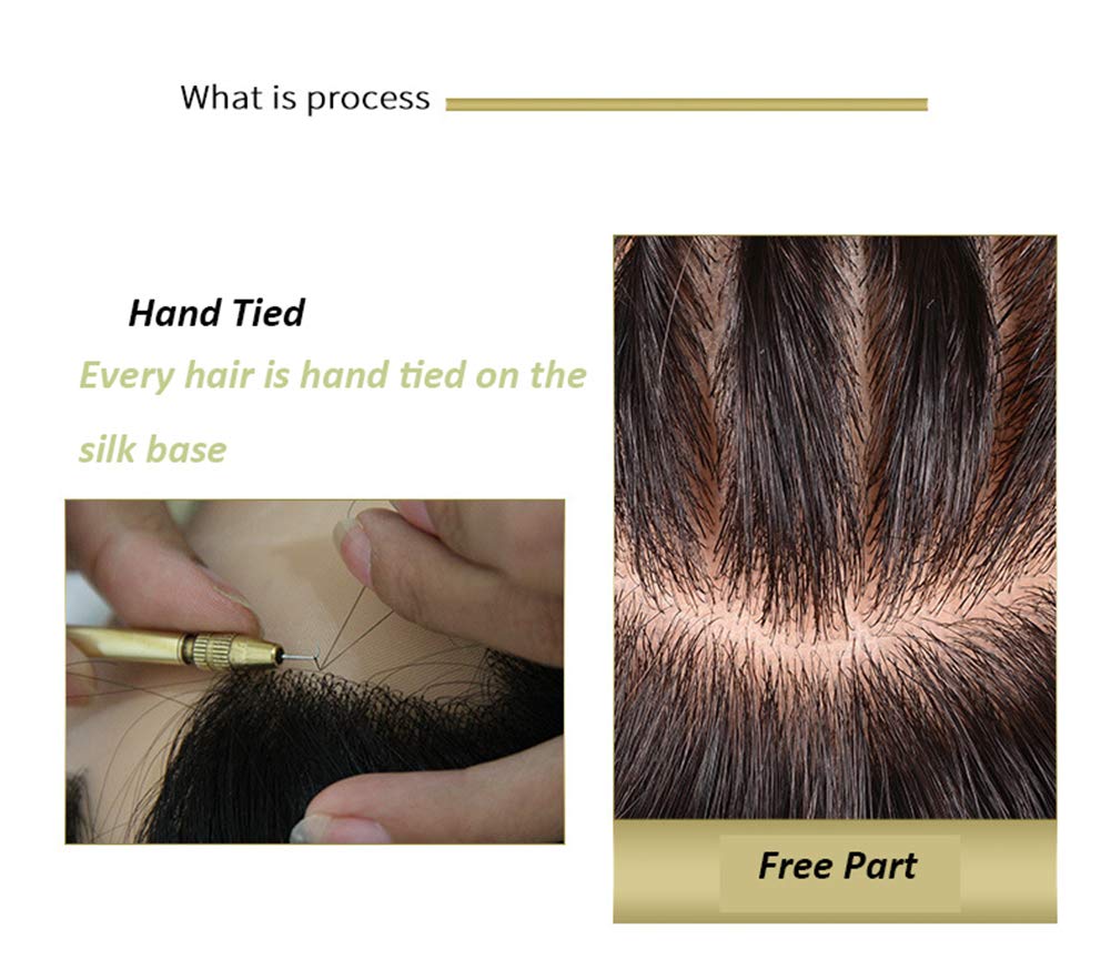 Women's Clip-In Real Human Hair Toppers 5.5