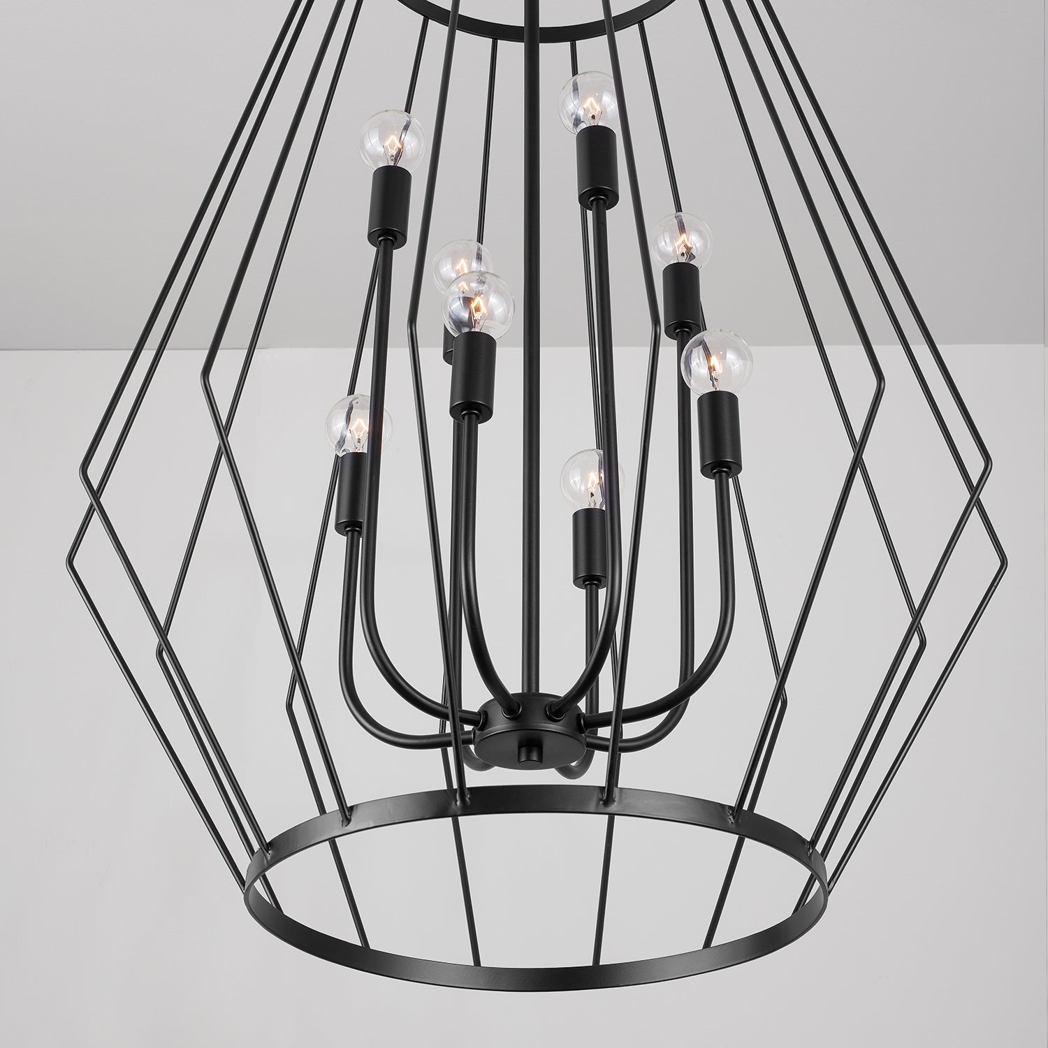 Capital Lighting 8-Light Foyer Pendant Chandelier - Elegant Entryway Lighting for Hallway, Staircase & Dining Room