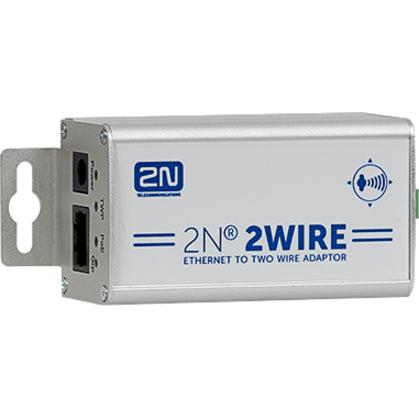 2N Telecommunications 2Wire Set of 2 Signal Converter Adapters - Aluminum Alloy for Clear Audio Transmission - Perfect for Office Conference Calls & Home VoIP Systems