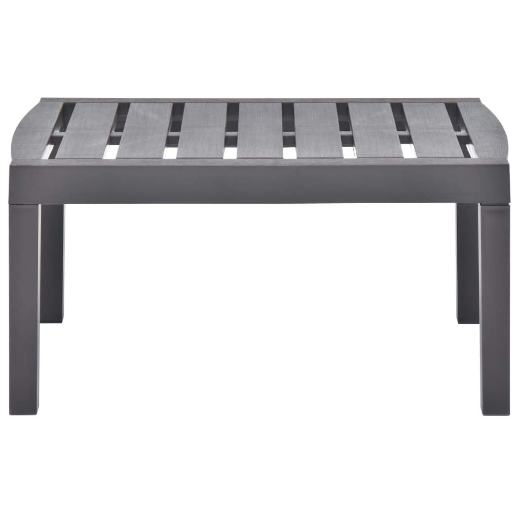 Durable Plastic Small Dining Table & Coffee Table - Weather Resistant Indoor/Outdoor Use for Patio, Garden, and Living Room
