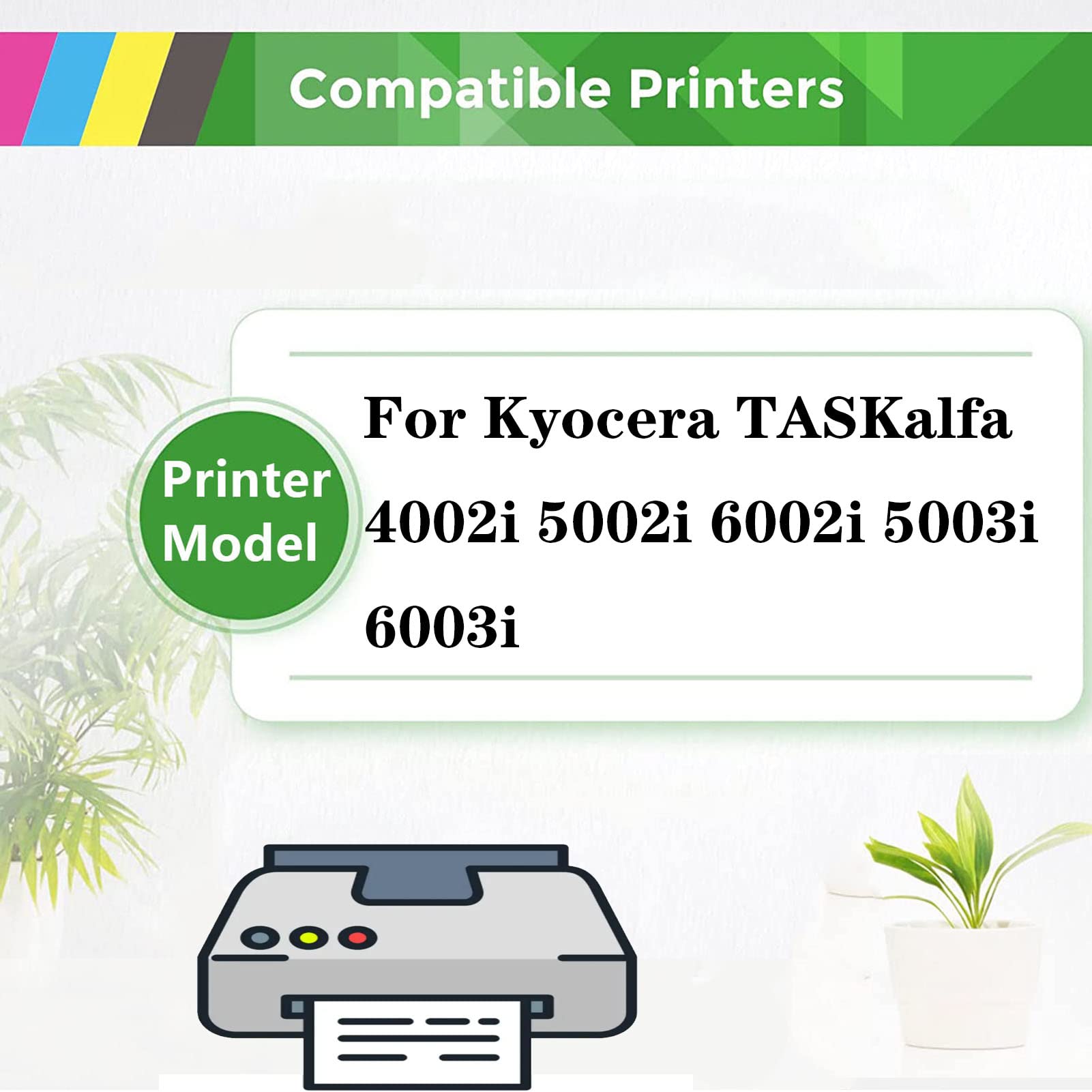 High-Performance TK-6327 Compatible Toner Cartridge Replacement for Kyocera 4002i/5002i/6002i/5003i/6003i Printers - 42,000 Page Yield - Ideal for Office & High-Volume Printing Needs