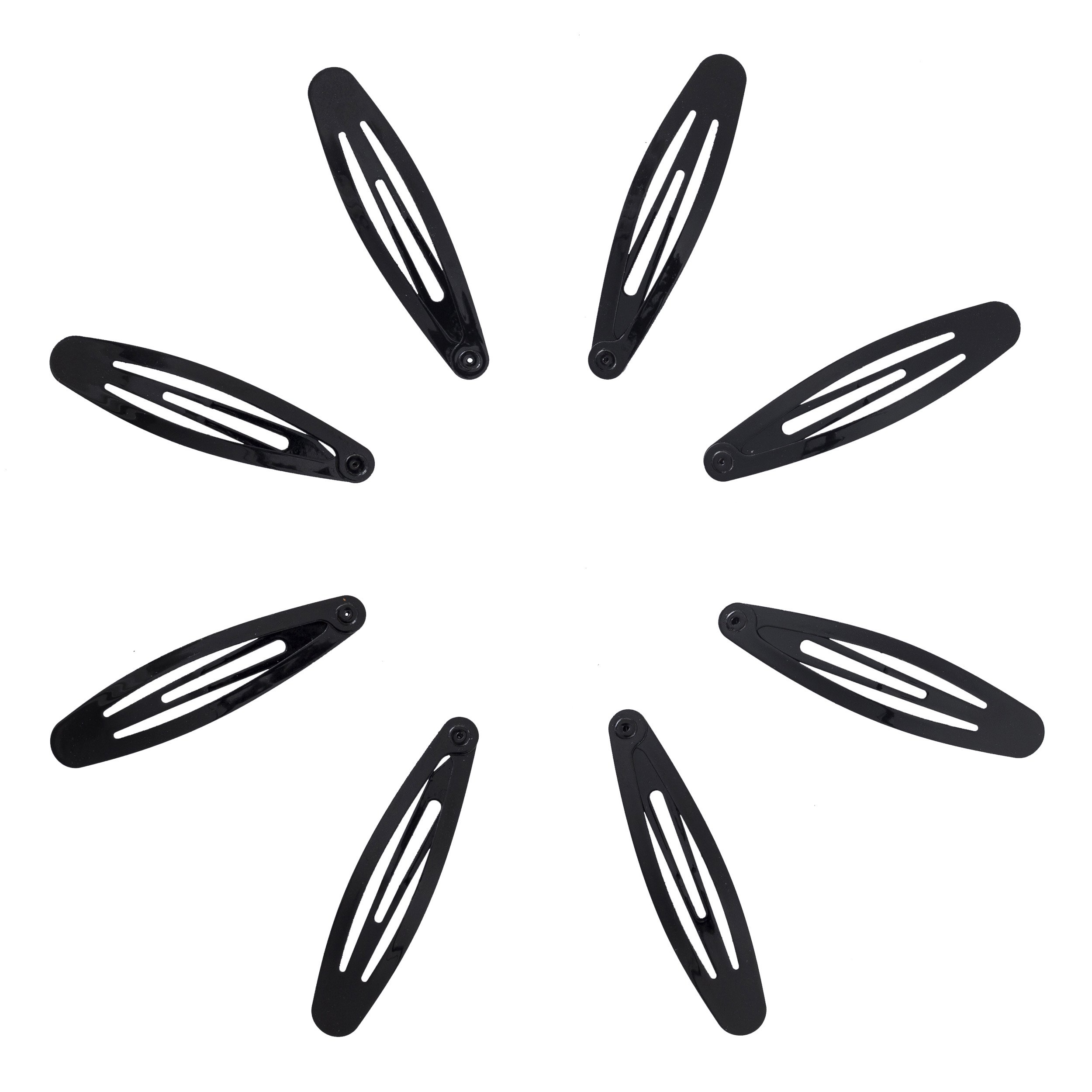 STYLE - 8 Pack Oval Hair Clips for Women & Girls - Perfect for School, Work, and Everyday Hairstyles