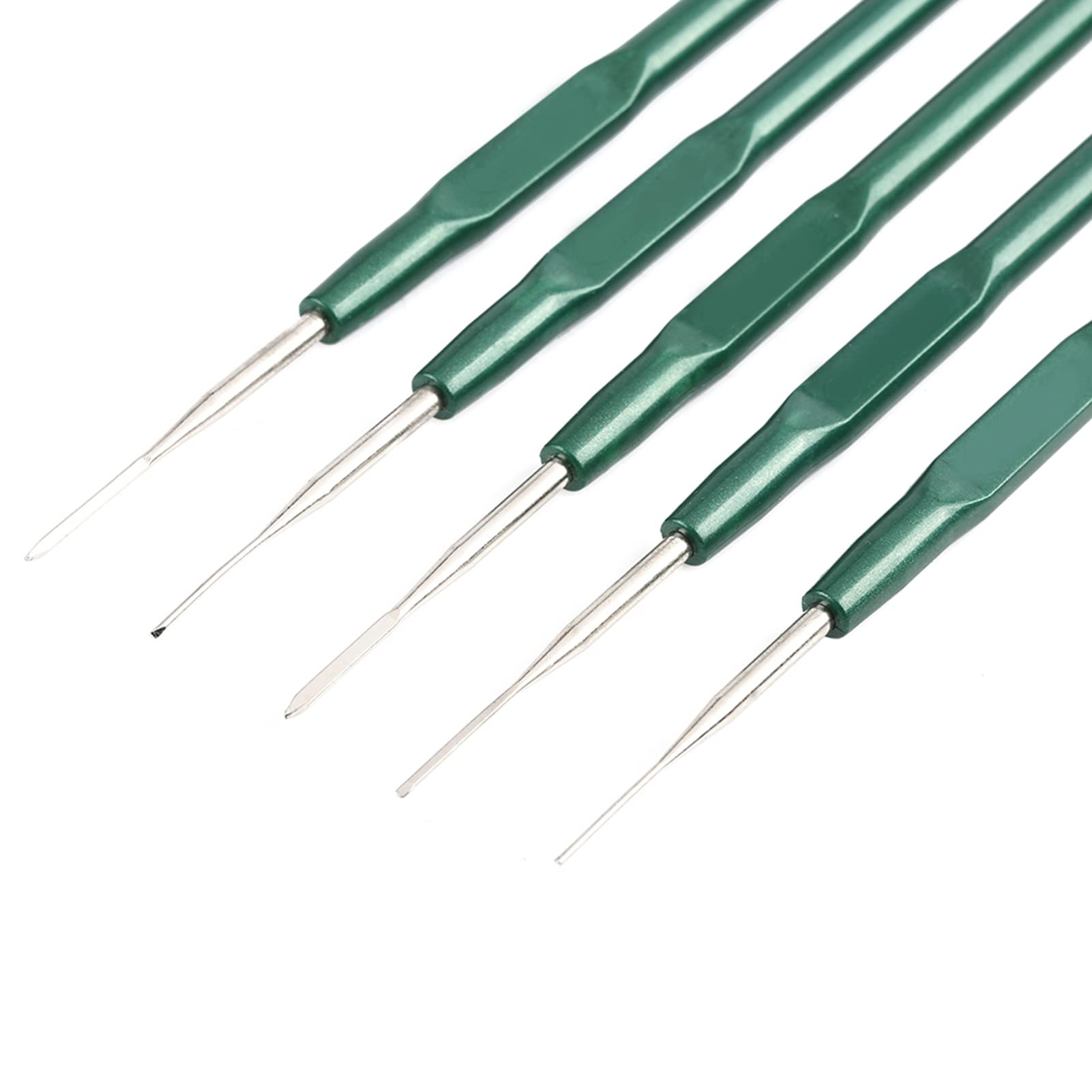 5Pcs Automotive Wiring Terminal Removal Tool Kit - for Harness Socket Plug Pin Maintenance