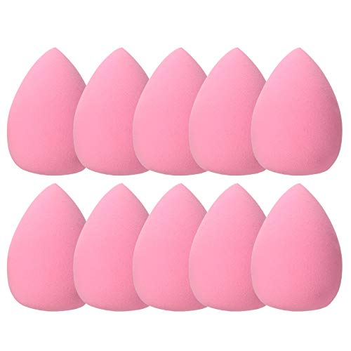 10PCS/Set Makeup Sponge Beauty Blender - Soft Dry & Wet Sponge Puff for Foundation, Powder, Cream - Perfect for Flawless Makeup Application at Home or On-the-Go