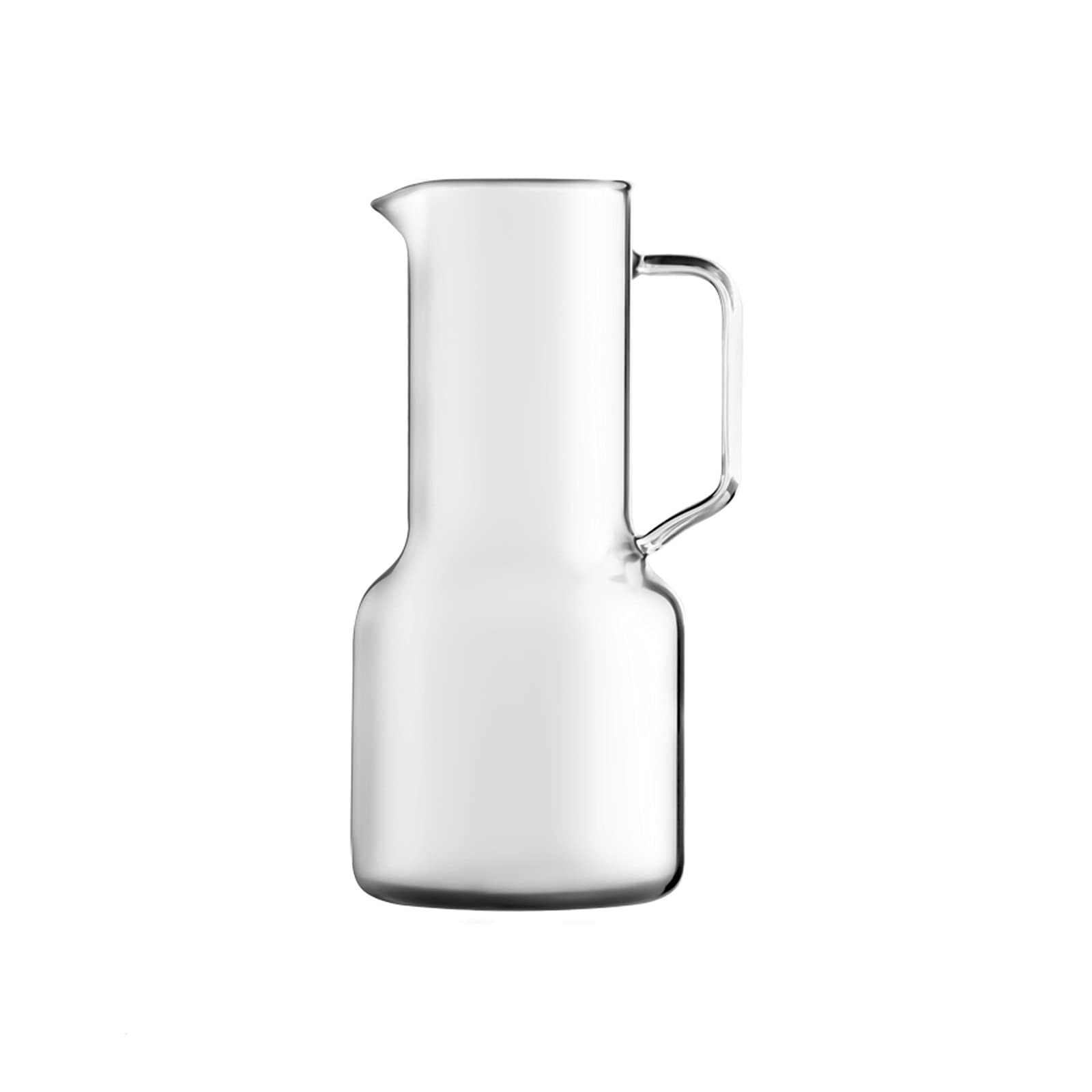Colorful Glass Water Carafe with Anti-Scalding Handle - Heat Resistant Large Capacity Pitcher for Tea, Juice & Beverages - Perfect for Home, Office, Restaurant & Outdoor Dining