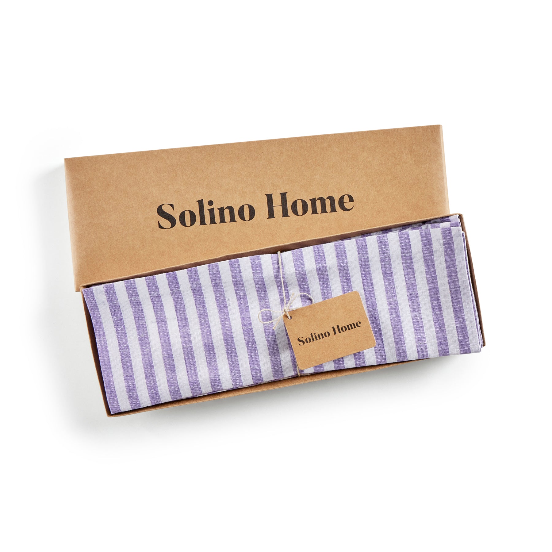 Amalfi Stripe Cotton Placemats Set of 6 - Waterproof & Washable Table Mats for Dining, Kitchen, and Party Decor - Elegant Italian-Inspired Table Setting Accessories