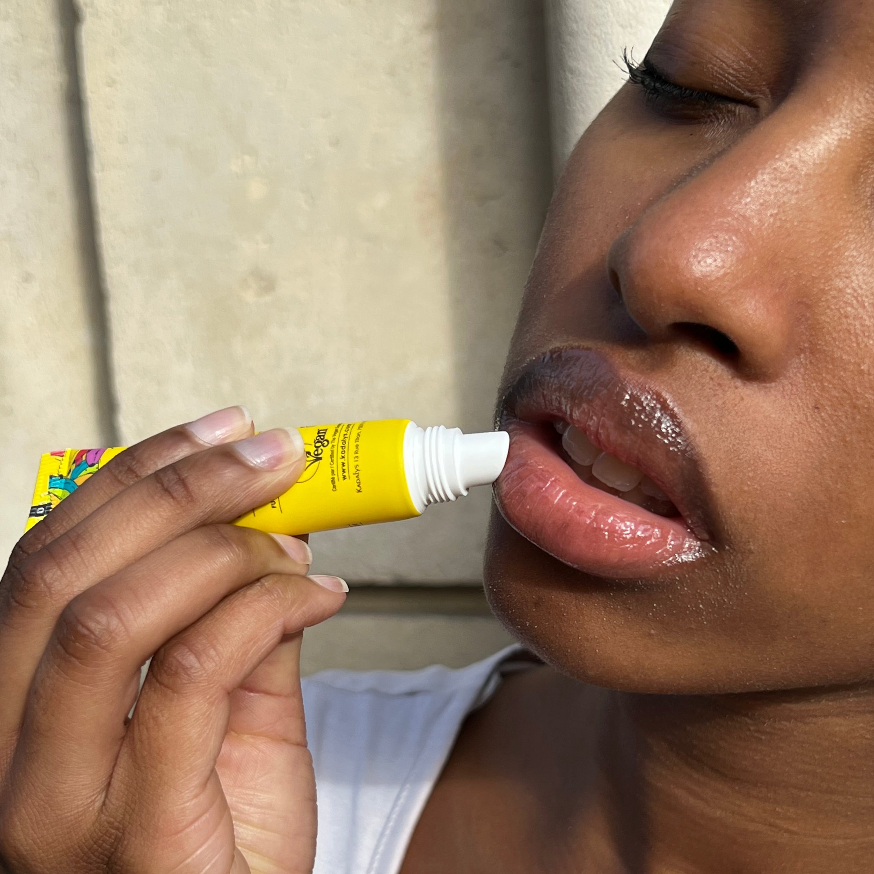 Organic Banana Lip Balm Tube - Natural Moisturizing & Nourishing Lip Care for Dry, Chapped Lips - Perfect for Daily Hydration, Winter Protection & On-the-Go Use