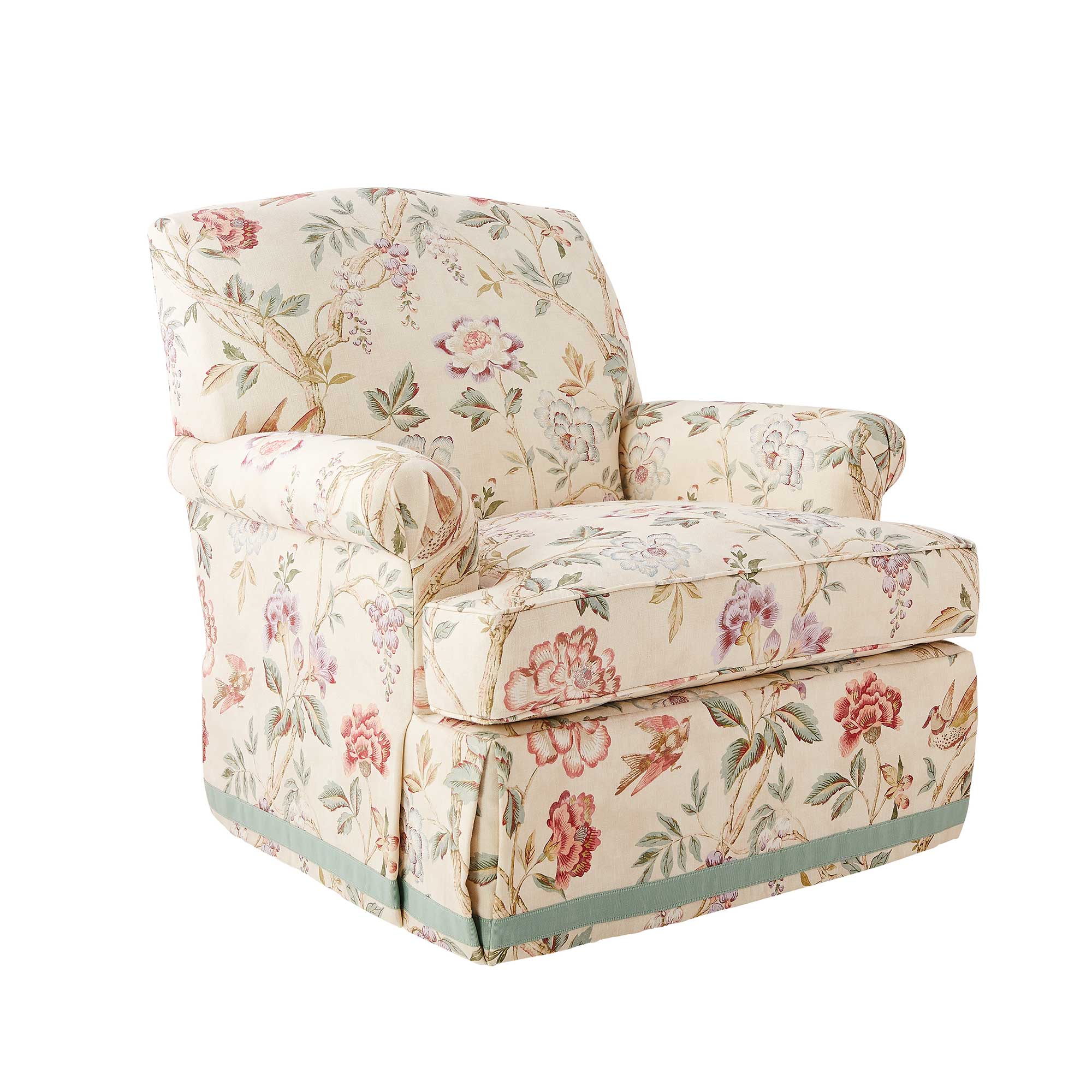 Amelia Dressmaker Swivel Chair - Adjustable Sewing Chair with Wheels & Lumbar Support - Perfect for Tailoring, Quilting & Crafting Workstations