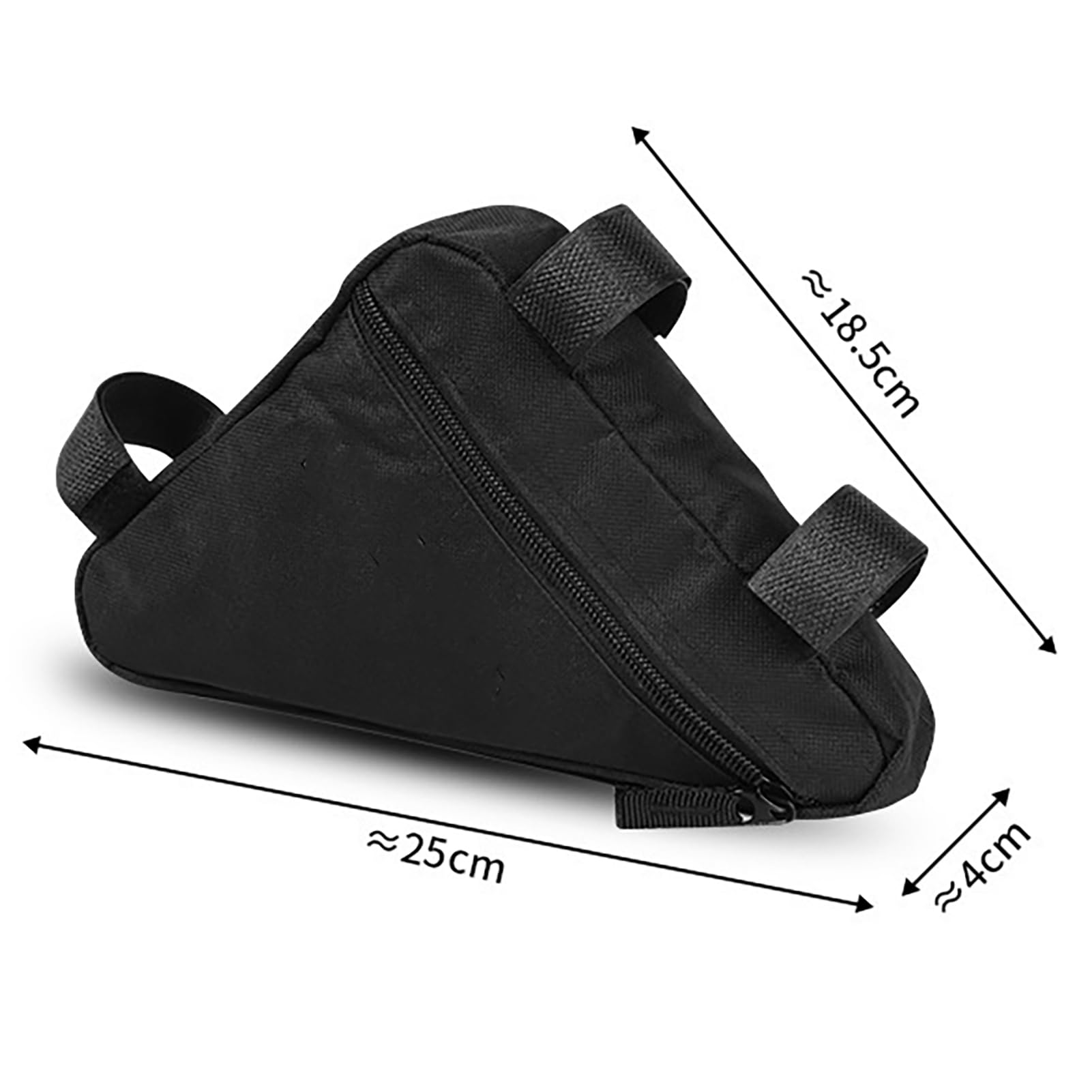 **COTOUXKER Small Black Bike Frame Bag - Lightweight Waterproof Cycling Storage for Road & Mountain Bikes - Perfect for Commuting, Trail Riding & Adventure Travel**