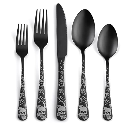 Matte Black-Skull /40pieces