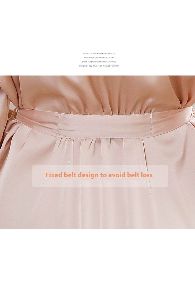 Personalized Bride & Bridesmaid Satin Robes - Custom Wedding Party Robes for Getting Ready, Bridal Shower & Bachelorette Party - Soft & Sexy Loungewear for Women