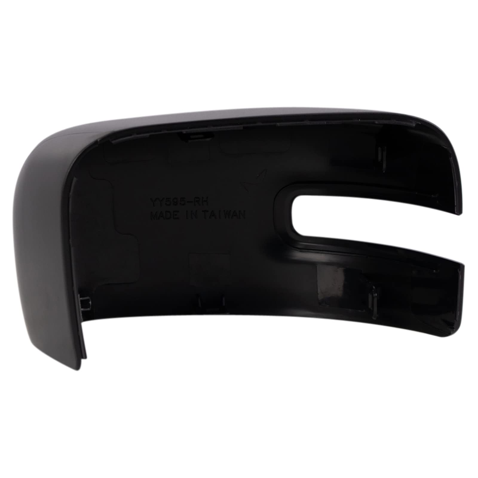 TRQ Mirror Cap Set for 2015-2019 Jeep Renegade - Replacement Side Mirror Covers - Easy Installation & Perfect Fit - Upgrade Your Jeep's Exterior Style for Daily Driving & Off-Road Adventures
