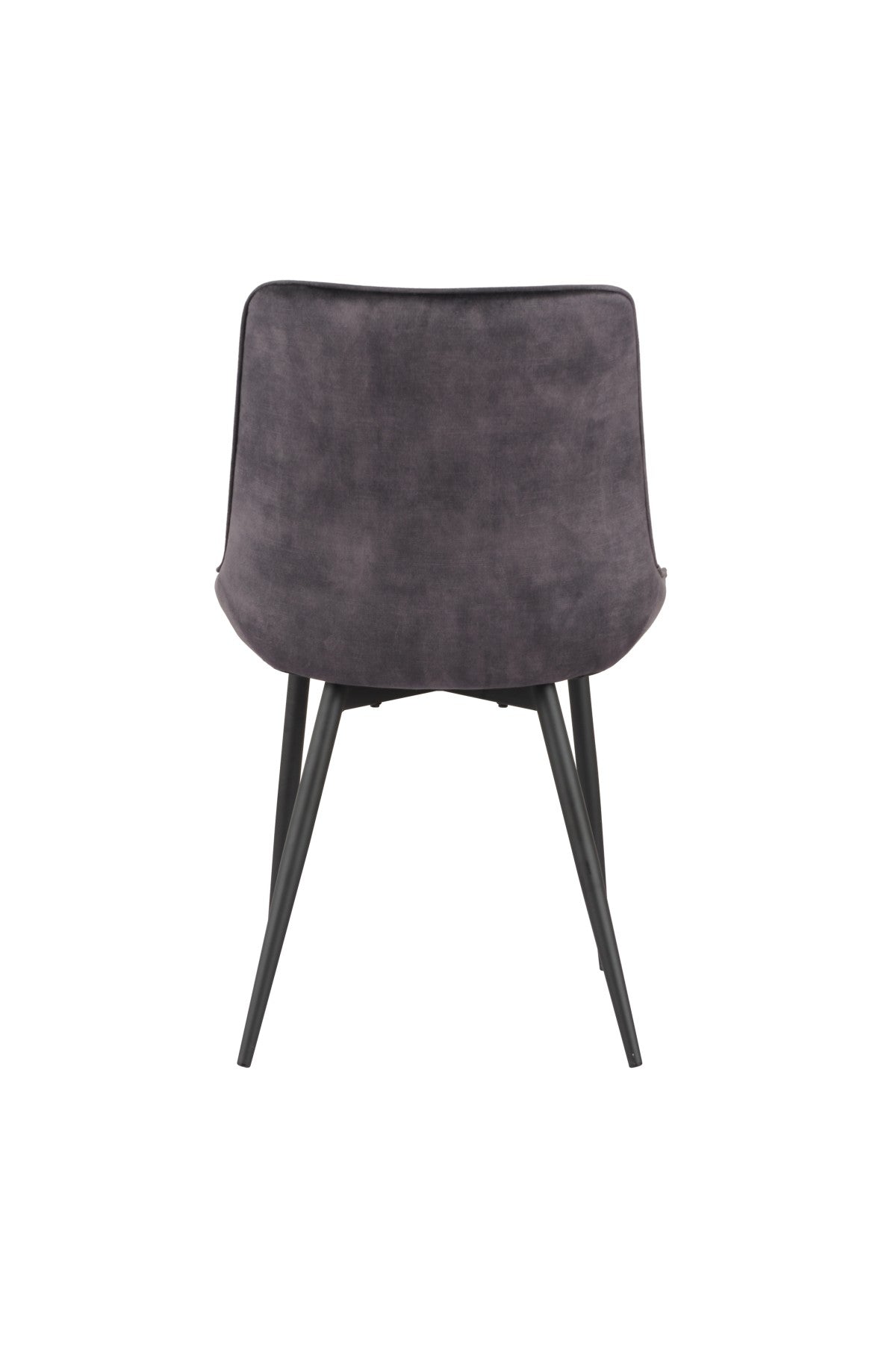 Modern Dark Grey Dining Chairs - Set of 2 for Kitchen, Dining Room & Breakfast Nook - Comfortable Upholstered Side Chairs for Home & Restaurant Use