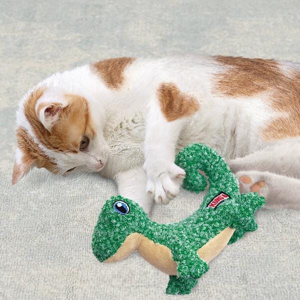 KONG Luvs Lizard Cat Toy - Interactive Pet Toy for Indoor Cats - Perfect for Playtime, Exercise & Bonding with Your Feline Friend