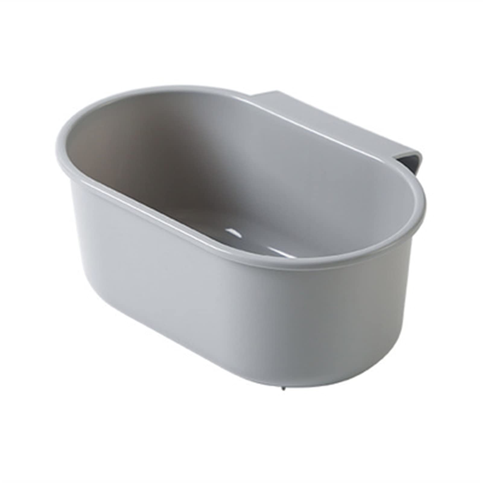 Stainless Steel Kitchen Colander Basket - 3-Piece Vegetable & Fruit Strainer Set with Hanging Hook for Sink Drain, Sponge Storage, and Waste Filtering - Perfect for Washing Produce, Draining Pasta, and Organizing Kitchen (Gray)