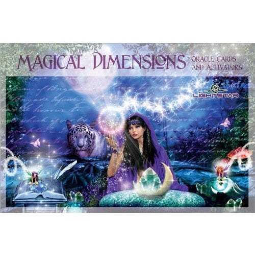 Magical Dimensions Oracle Cards - 78-Card Divination Deck for Spiritual Guidance, Tarot Reading & Self-Discovery | Perfect for Meditation, Energy Healing & Psychic Development