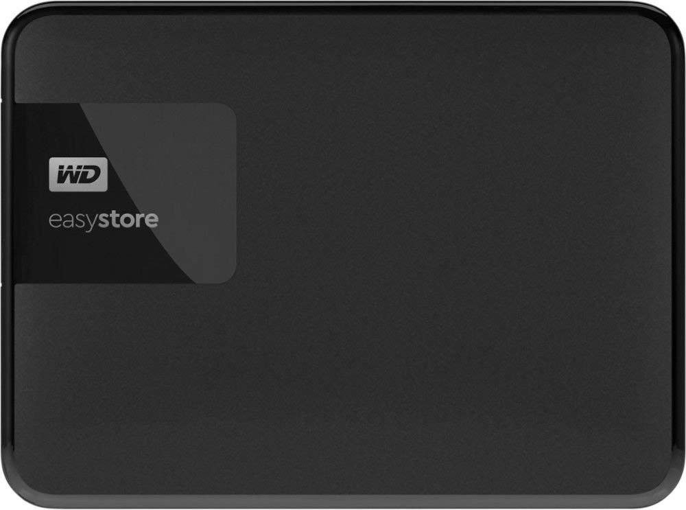 WD Easystore 1TB External USB 3.0 Portable Hard Drive - Black WDBDNK0010BBK-WESN | High-Speed Backup Storage for PC, Mac, Laptop & Gaming | Perfect for Home Office, Travel & Data Protection