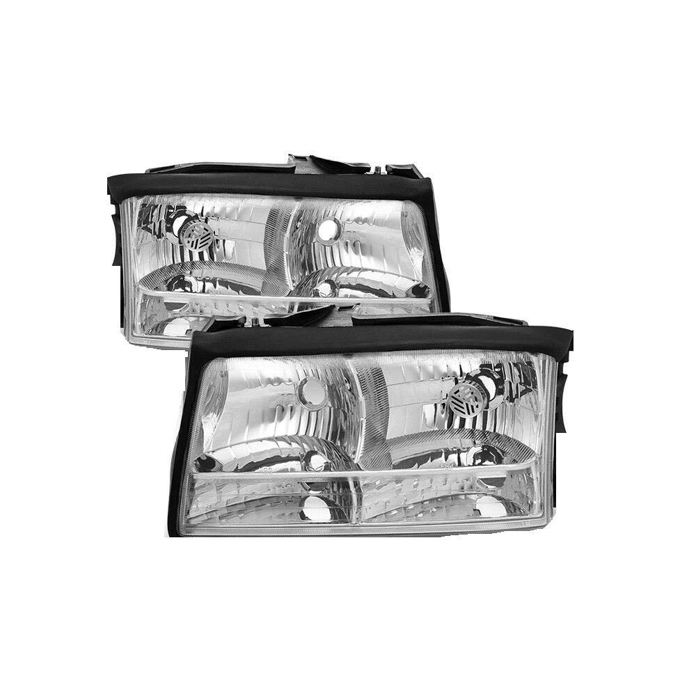 2003-2005 Fleetwood Bounder Gas RV Motorhome Replacement Headlight Pair (Left & Right) - Upgrade for Night Driving & Enhanced Visibility