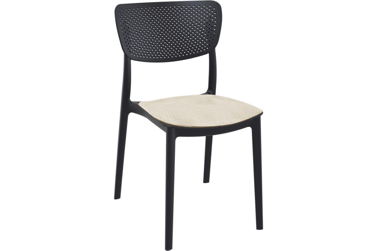 Stackable Lucy Dining Chair - Indoor/Outdoor Use for Restaurants, Cafes, and Home Patios | Durable & Stylish Seating Solution