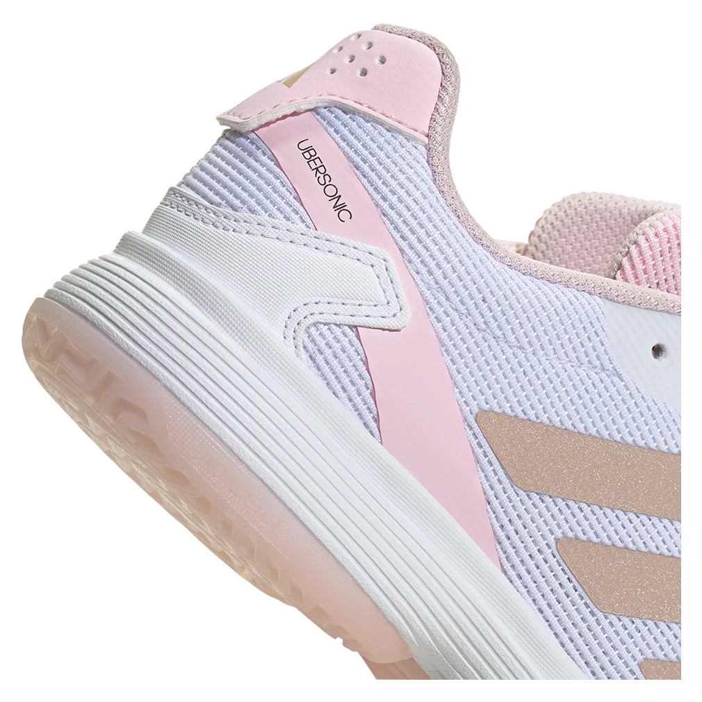 Junior's Ubersonic Tennis Shoes for Women - Off White & Powder Plum | Lightweight Court Sneakers for Tennis, Running & Casual Wear