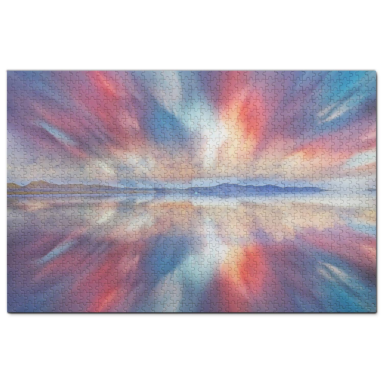 1000-Piece Bolivia Salar de Uyuni Jigsaw Puzzle - Wooden Travel Souvenir & Home Decor for Puzzle Lovers & World Travel Enthusiasts