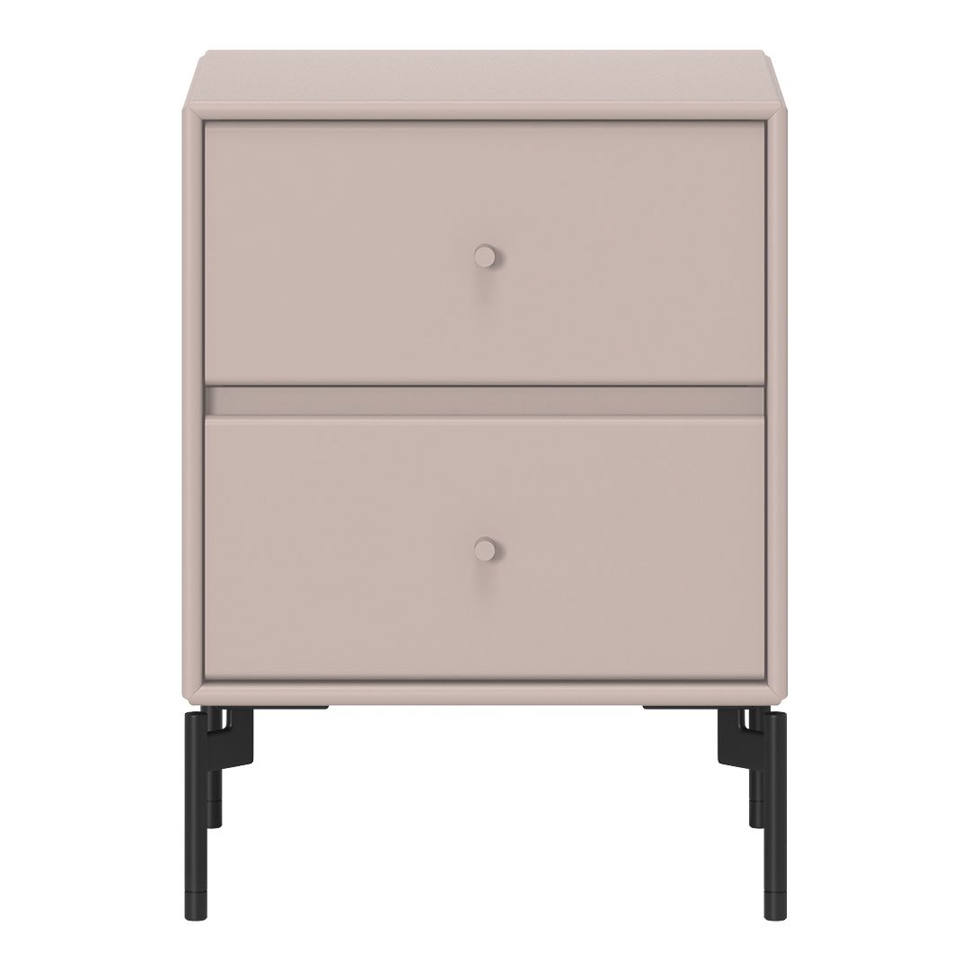 Modern Wooden Drift Bedside Table with Sturdy Legs - Perfect for Bedroom, Living Room, or Office Nightstand